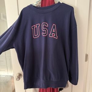 Goodfellow & Co Navy USA Sweatshirt